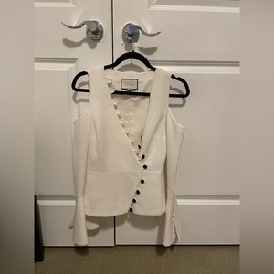 White dress shirt blouse